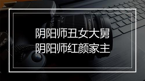 阴阳师丑女大舅　阴阳师红颜家主