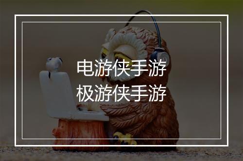 电游侠手游　极游侠手游