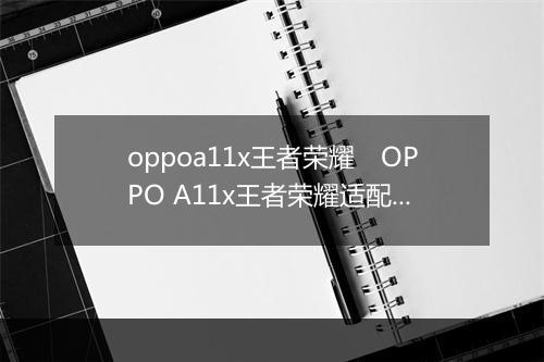 oppoa11x王者荣耀　OPPO A11x王者荣耀适配实测